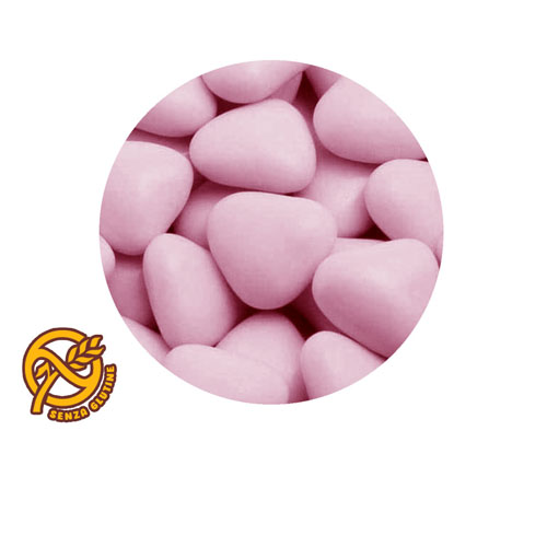 Confetti Maxtris – Cuori piccoli rosa al cioccolato – CandyFrizz