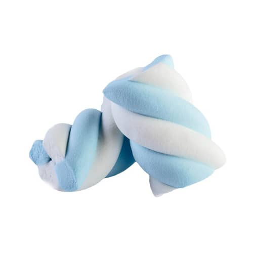 Marshmallow Treccia Bianco Azzurra 1 kg – CandyFrizz
