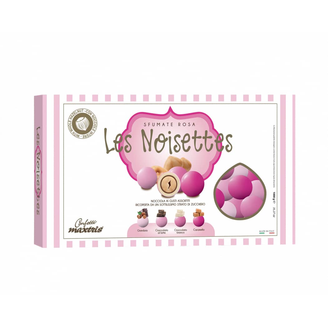 Confetti Maxtris – Noisettes sfumate rosa – CandyFrizz