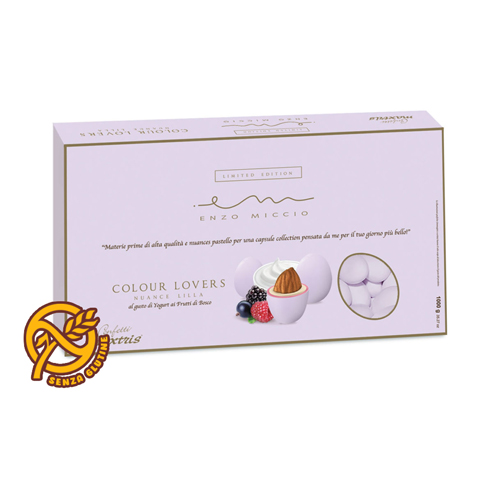 Confetti Maxtris – Yogurt ai frutti di bosco Lilla “Enzo Miccio” –  CandyFrizz