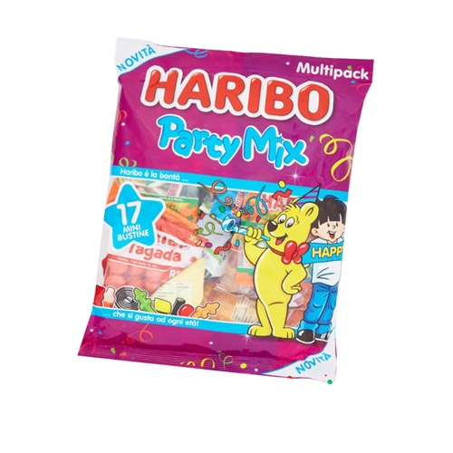 Haribo Party Mix 17 mini bustine assortite 740 gr – CandyFrizz