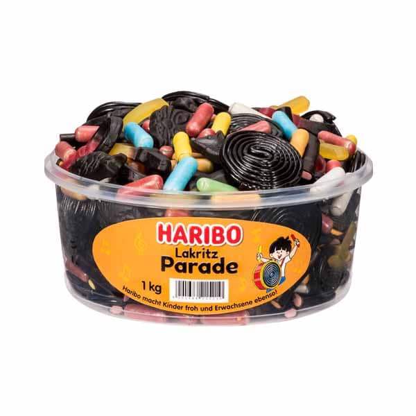 Vaschetta Haribo Liquirizia Mix 1 kg – CandyFrizz