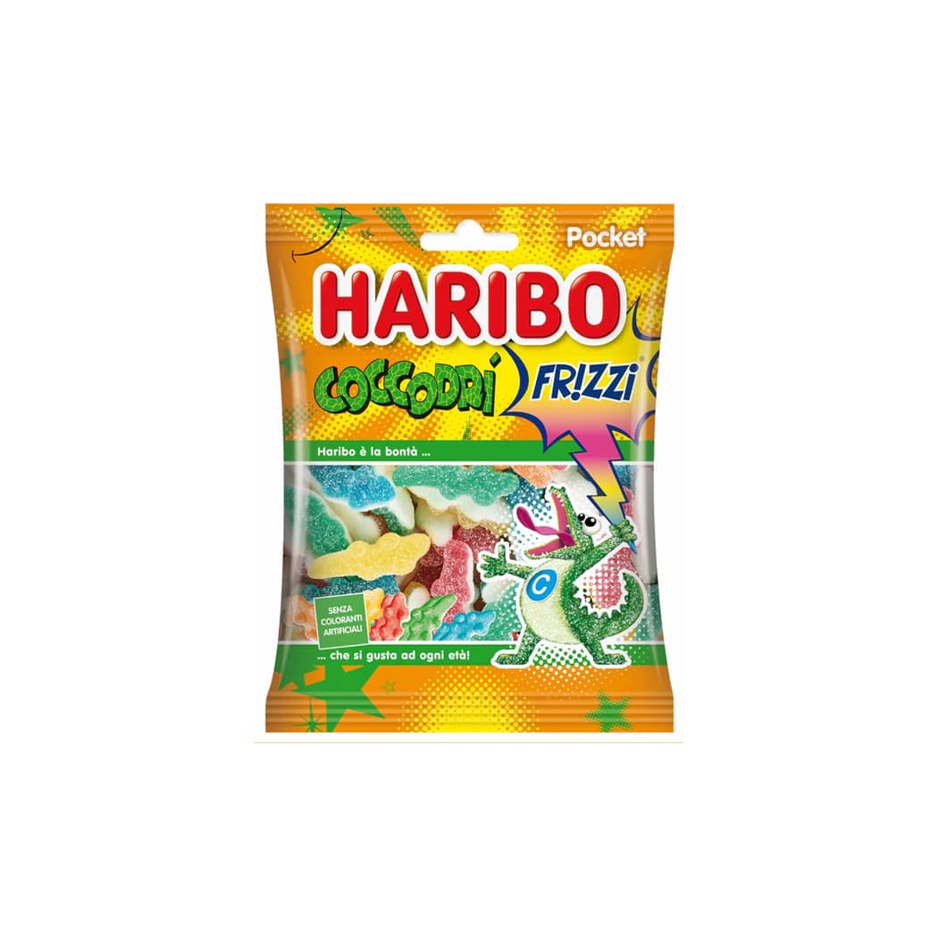 Haribo coccodrì frizz busta da 90 gr – CandyFrizz