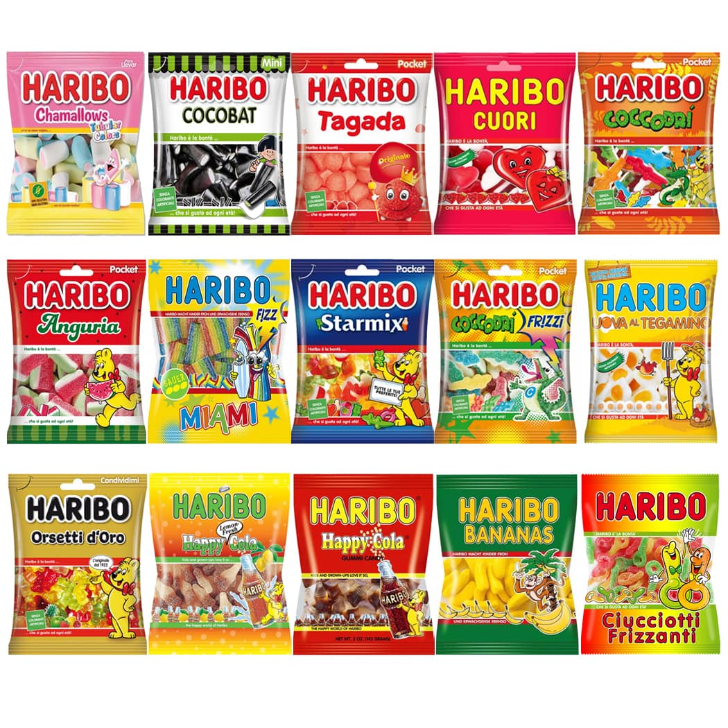 Haribo Mix Box 10 bustine da 100 gr – CandyFrizz