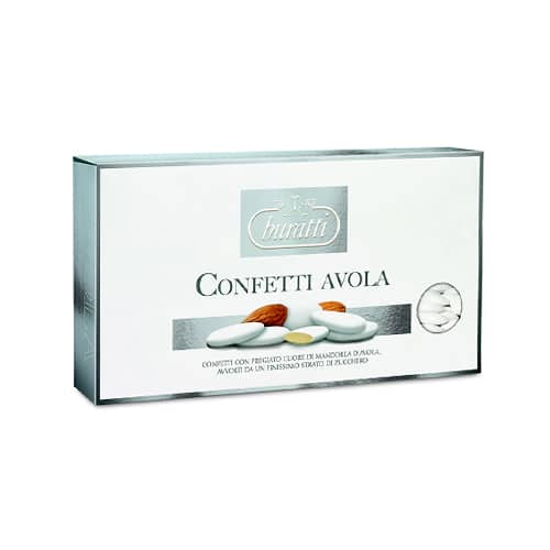 Confetti Buratti d'Avola Torino bianchi 1 Kg – CandyFrizz