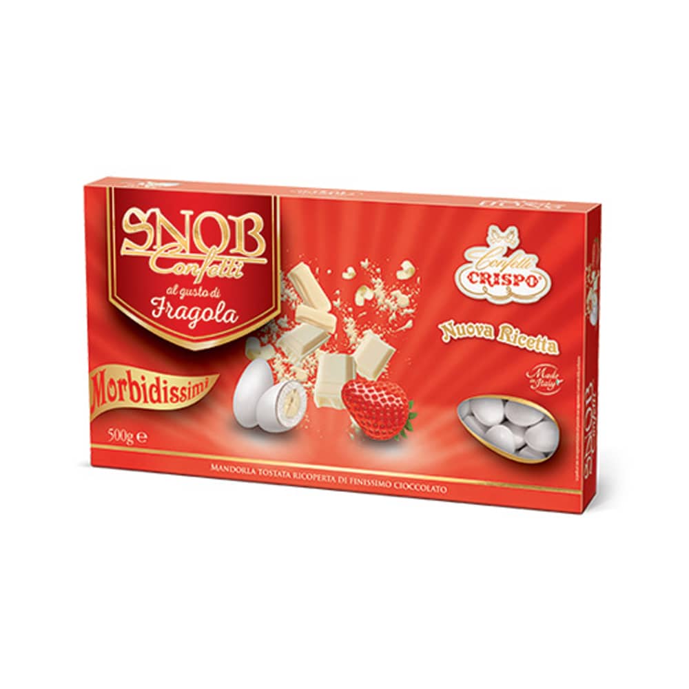 Confetti Crispo SNOB fragola 500 gr – CandyFrizz