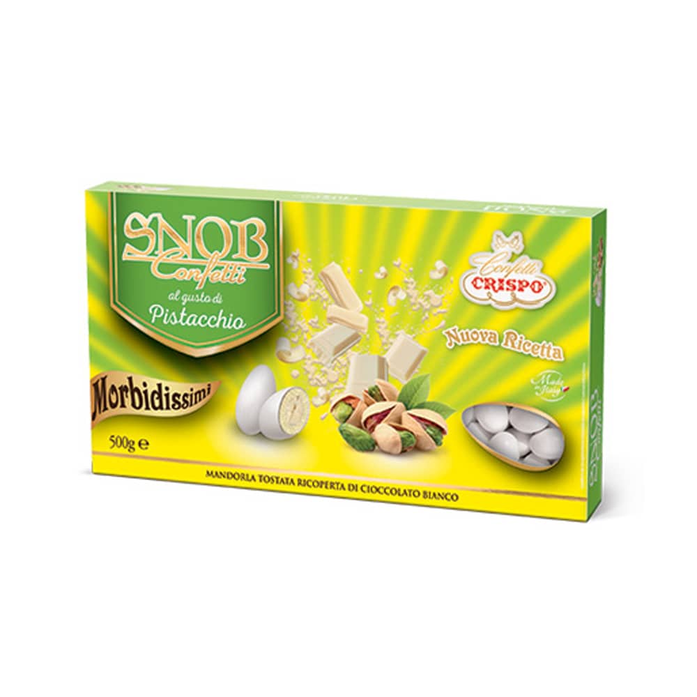 Confetti Crispo SNOB pistacchio 500 gr – CandyFrizz
